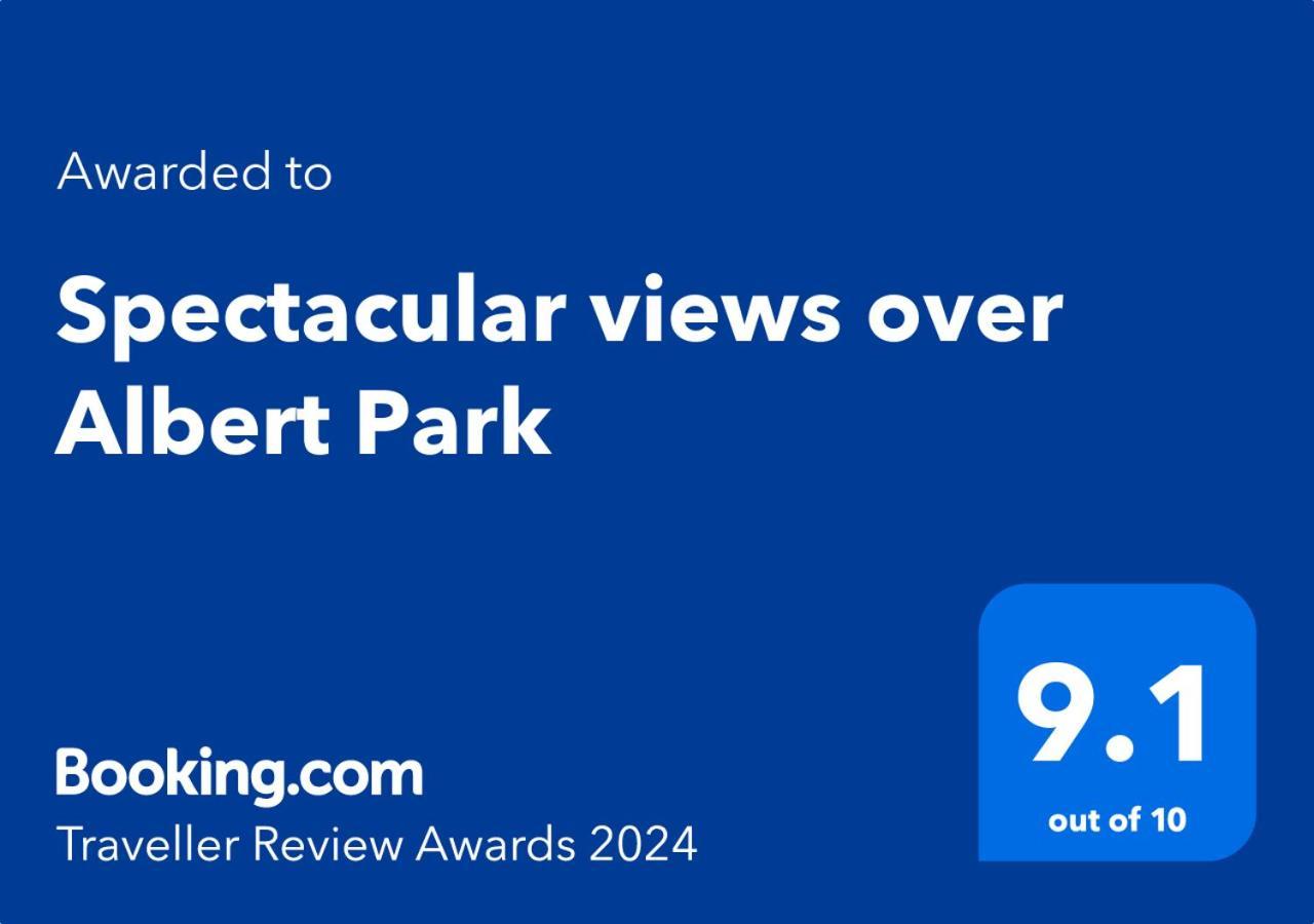 Spectacular Views Over Albert Park Мелбърн Екстериор снимка